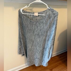 Kerisma Gray Poncho Sweater
